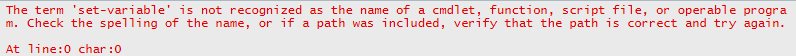 error